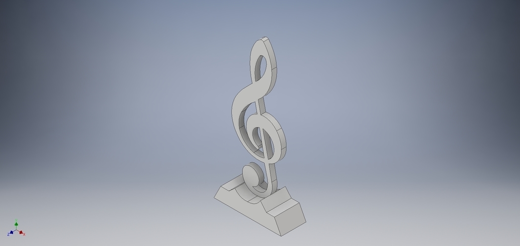 Treble Trophy  3D Print 186360