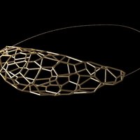 3D voronoi necklace - Thumbnail 1