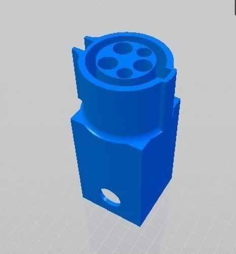 Gas Guzzler to EV Converter: Tow hitch to SAE J-1772 3D Print 186480