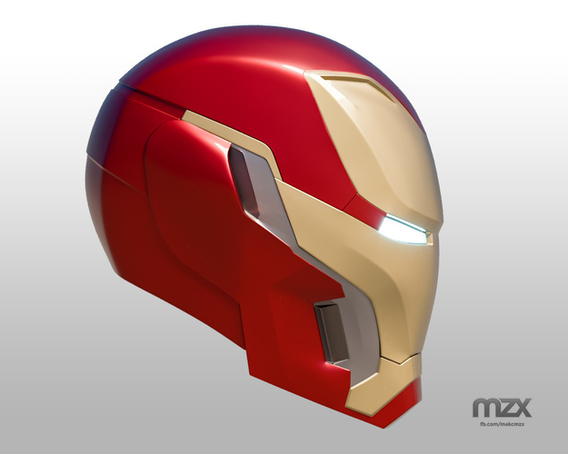 iron man helmet 3d print files