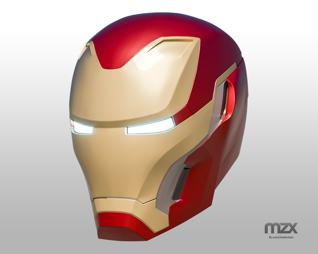 Iron Man Mark 50 Infinity War helmet 3D Print 186490