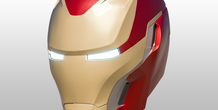 3d Printed Iron Man Mark 50 Infinity War Helmet By Myzeeme Pinshape