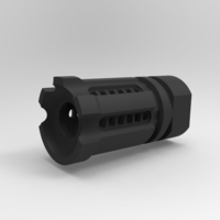 Small Castle MOD1 Flash Hider - PAINK Industries 3D Printing 186537