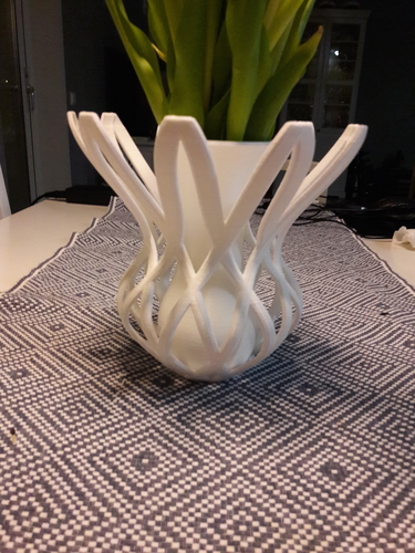 Vase - Intertwined flower 3D Print 186570