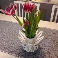 Vase - Intertwined flower - Thumbnail 2