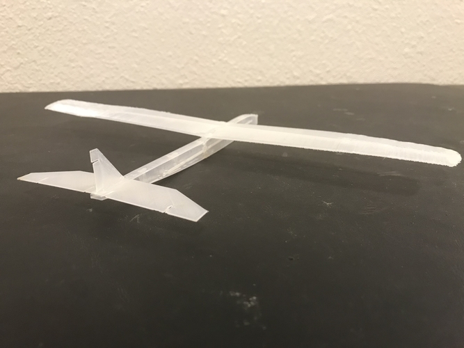 3D Printed Miniature Glider - Balsa Glider Style!!! 3D Print 186599