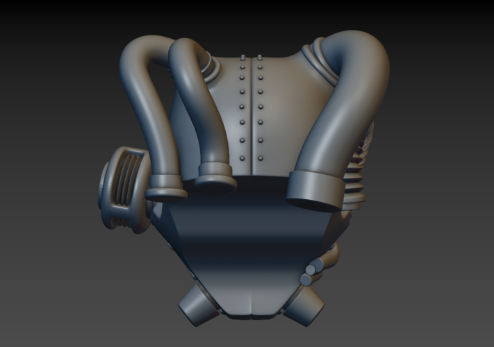 Power Armor Helmet 3D Print 186684