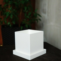 Small Square Flower Pot for Succulents 3D Printing 186903
