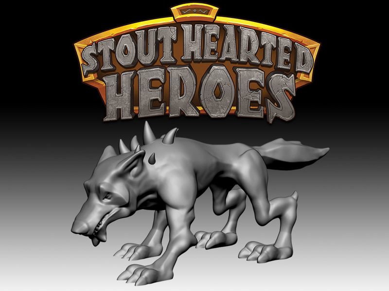 Rocket Pig Games Dire Wolf