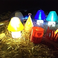Mini Stand with LED candle - Thumbnail 1