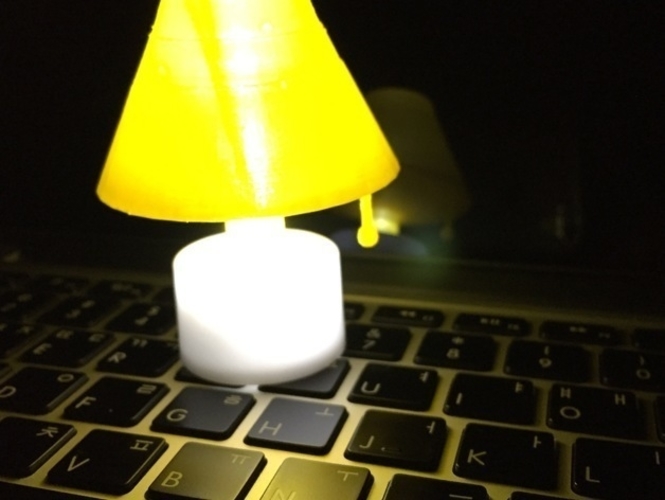 Mini Stand with LED candle 3D Print 186980