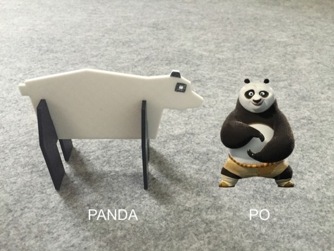 Simple Animals 15 - Kungfu Panda 3D Print 186986