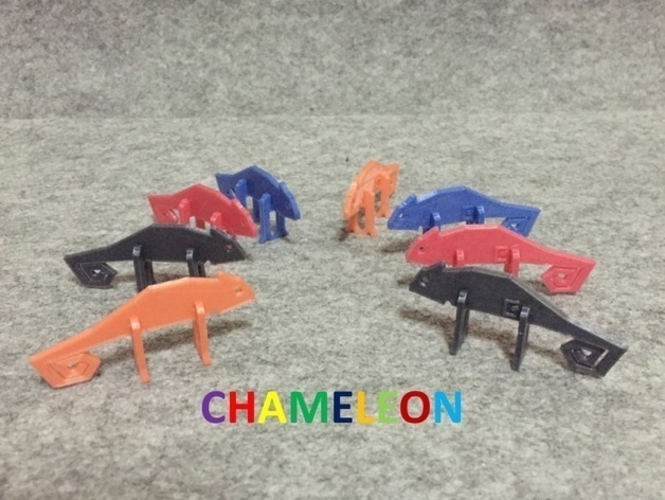 Simple Animals 16 - Chameleone 3D Print 186994