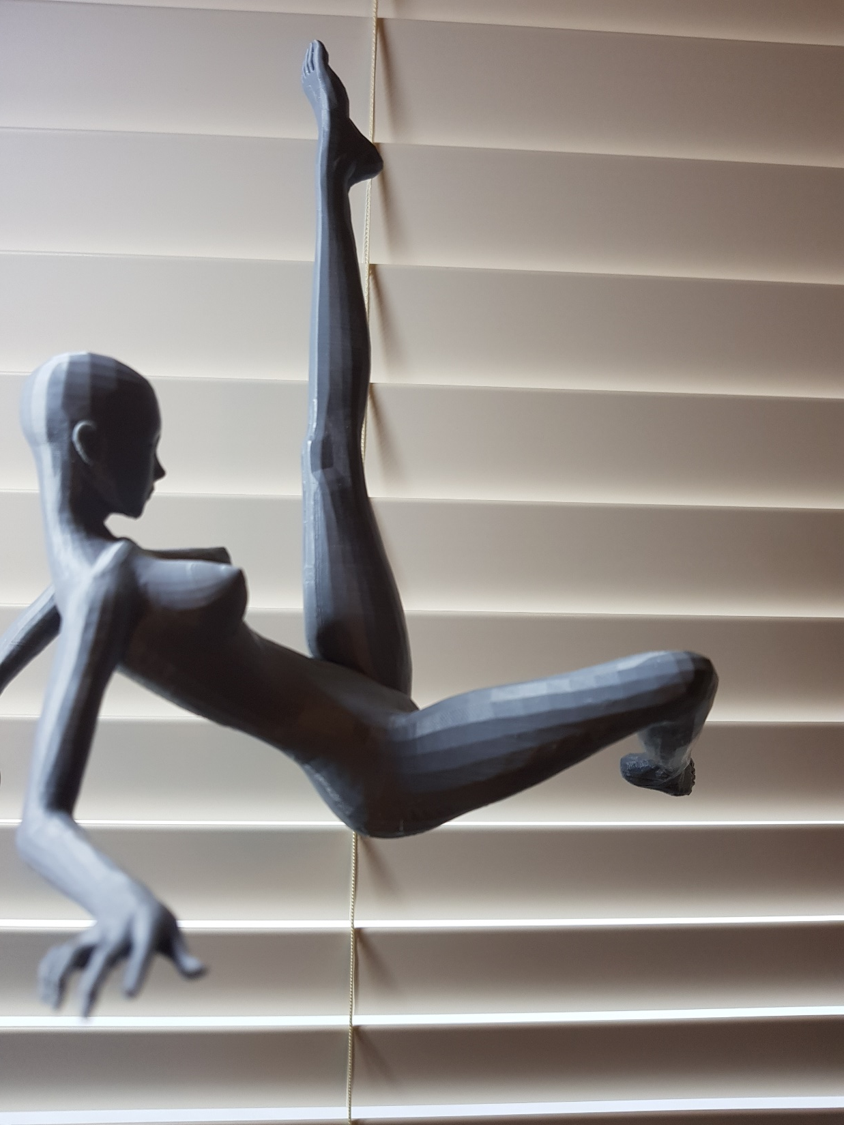 3D Printed ​Nude sexy anime girl ​in dancing pose (NSFW) by yZ | Pinshape