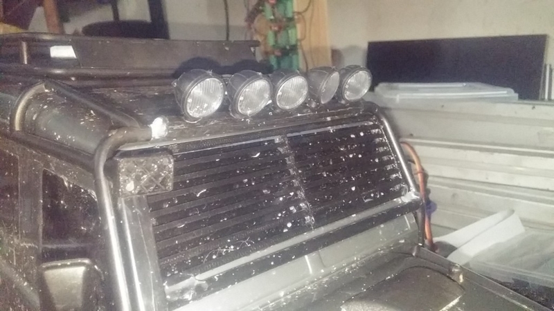 Lightbar Holder for Traxxas TRX4 Defender D110 / D90 Body RC