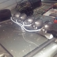 Lightbar Holder for Traxxas TRX4 Defender D110 / D90 Body RC - Thumbnail 2