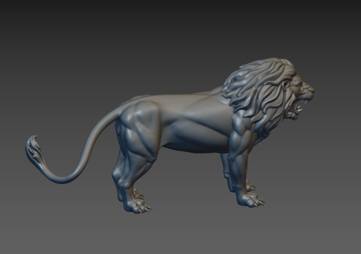 Lion 3D Print 187142