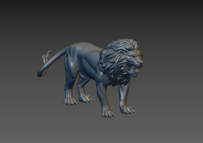Lion 3D Print 187143
