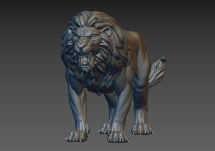 Lion 3D Print 187144