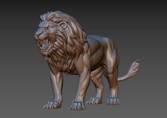Lion 3D Print 187145
