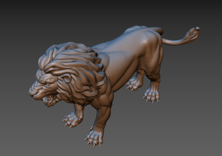 Lion 3D Print 187146