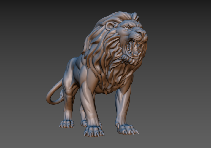 Lion 3D Print 187149