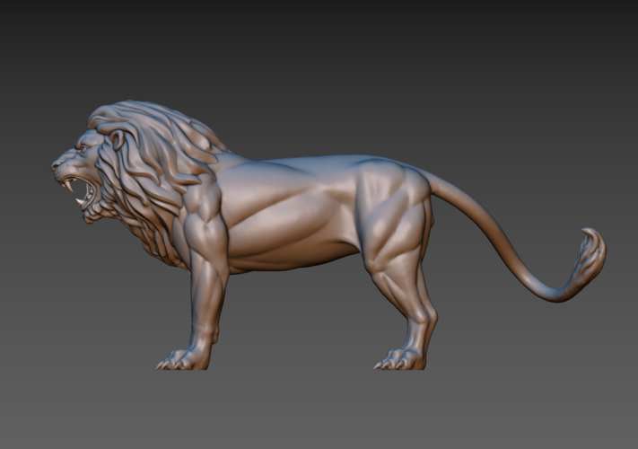 Lion 3D Print 187151
