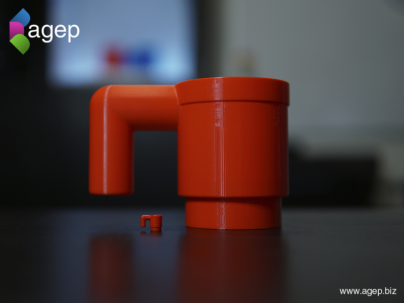 Human Sized LEGO Mug