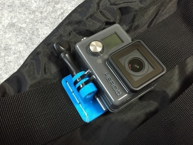 The connector of GoPro on a bag 3D Print 187483