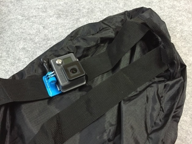 The connector of GoPro on a bag 3D Print 187484