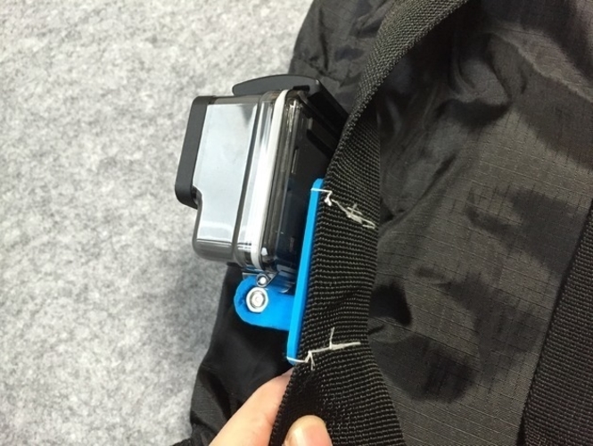 The connector of GoPro on a bag 3D Print 187486