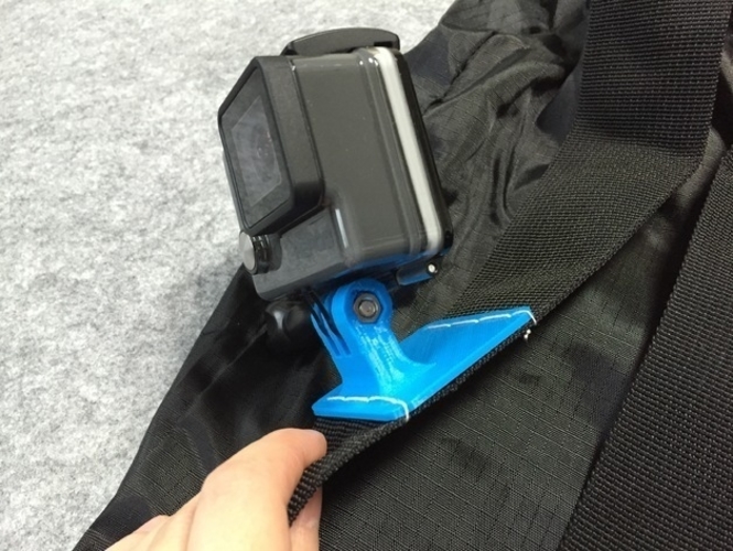 The connector of GoPro on a bag 3D Print 187487