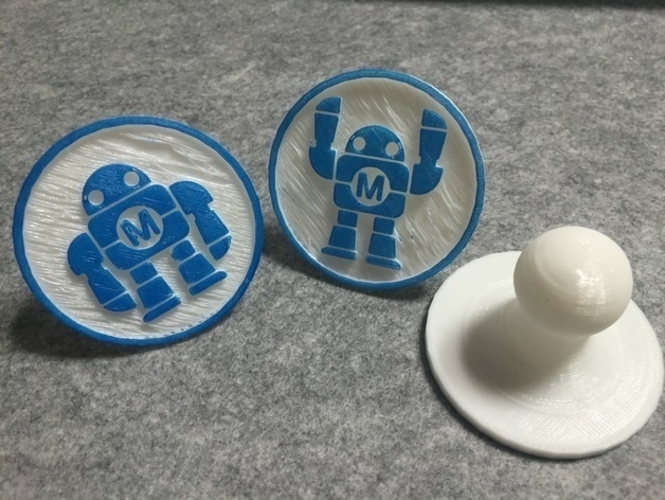 Maker faire robot (stamp) 3D Print 187498