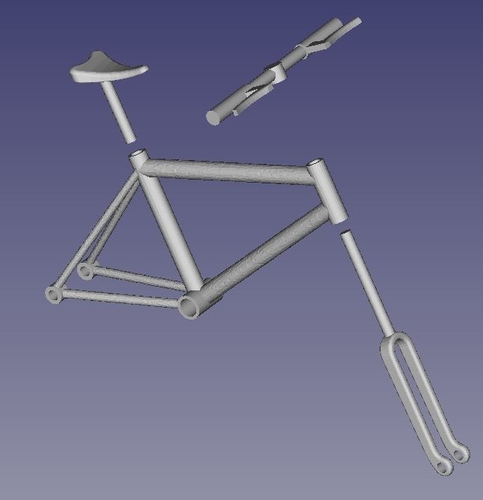 bicycle model 3D Print 187544
