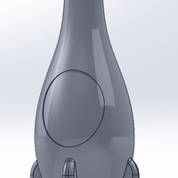 Small Nuka Cola Bottle 3D Printing 187716