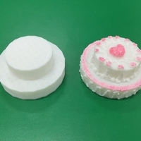 Plastic Wedding Cake = 3D Printed + 3D Pen - Thumbnail 1