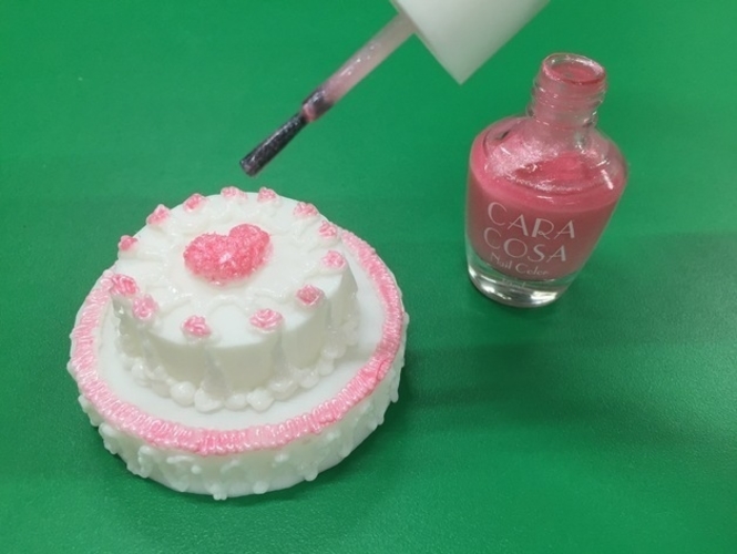 Plastic Wedding Cake = 3D Printed + 3D Pen 3D Print 187777