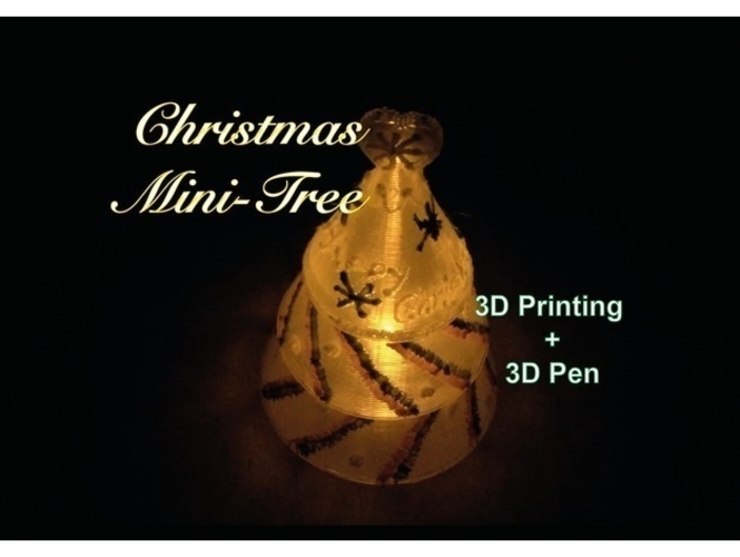 Christmas Mini Tree - 3D Printing & 3D Pen