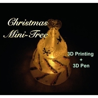 Small Christmas Mini Tree - 3D Printing & 3D Pen 3D Printing 187783