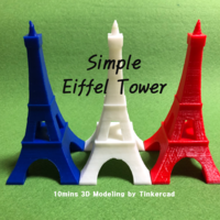 Simple Eiffel Tower - 10mins Modeling - Thumbnail 1