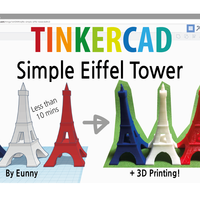 Simple Eiffel Tower - 10mins Modeling - Thumbnail 2
