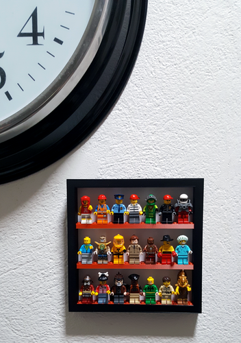 Lego figure photo frame shelve 3D Print 187814