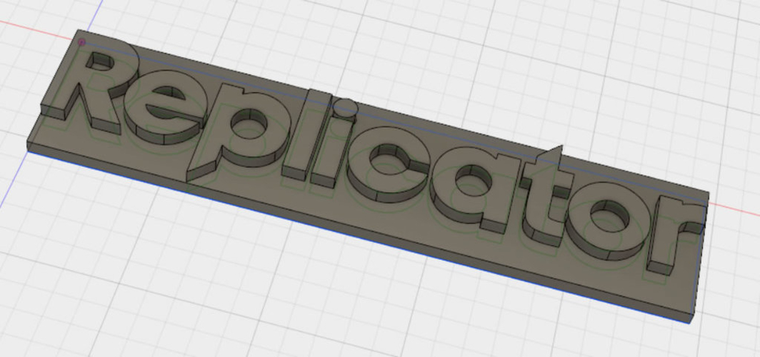 Replicator Makerbot logo 3D Print 187905