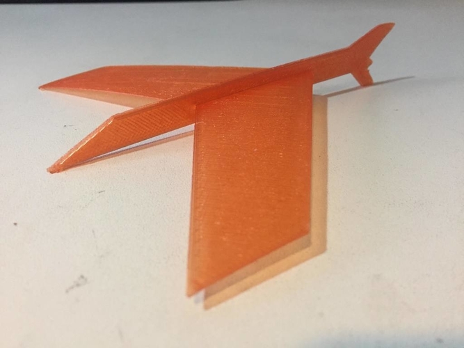 Plane Toy V3 - 2 Parts (fast/simple) 3D Print 187907