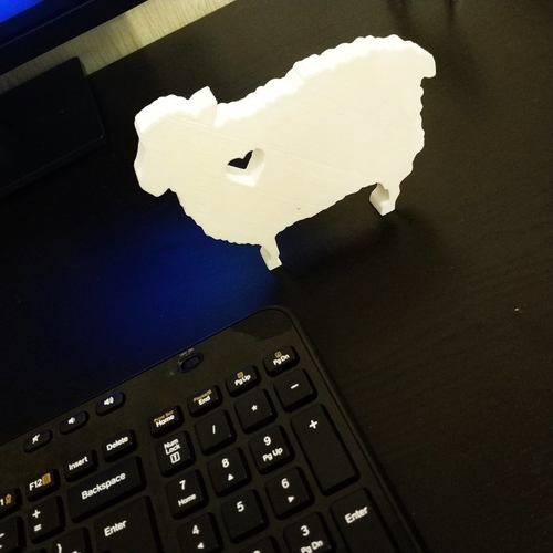 Lovely curly sheep 3D Print 187917
