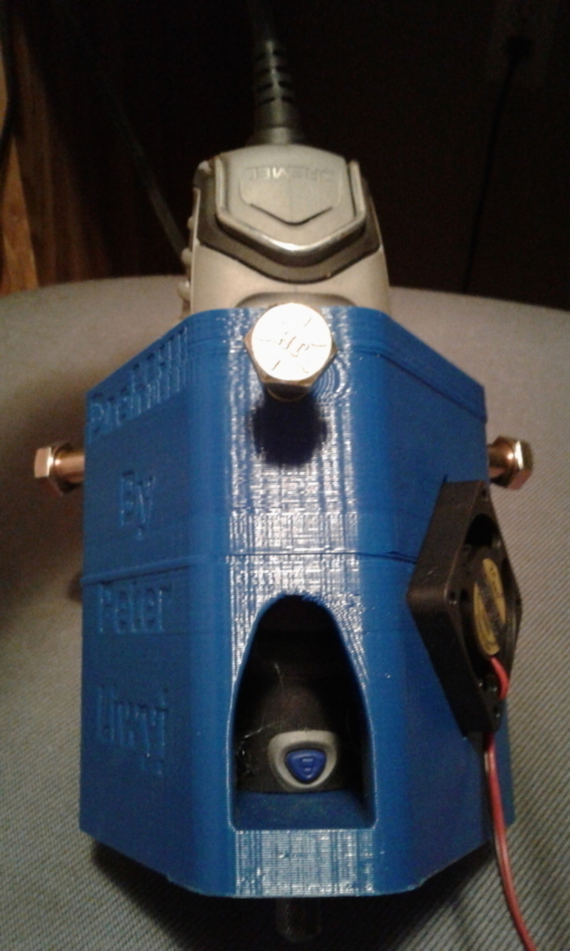DreMill 3D printer to mill adapter with adjustable run out