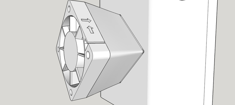 40 to 50 mm fan adapter