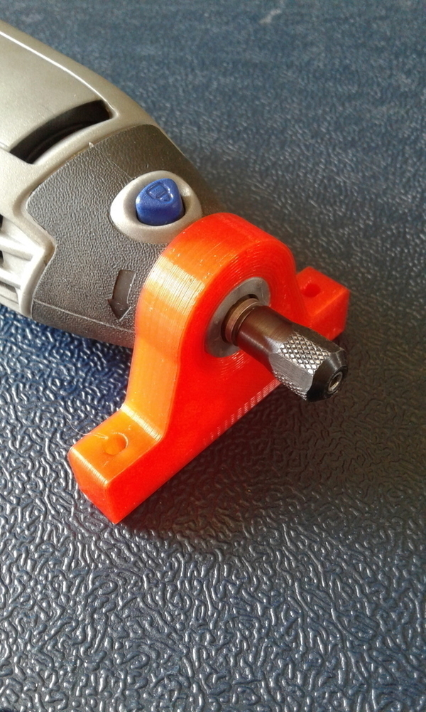 Dremel 3000 thread on holder.