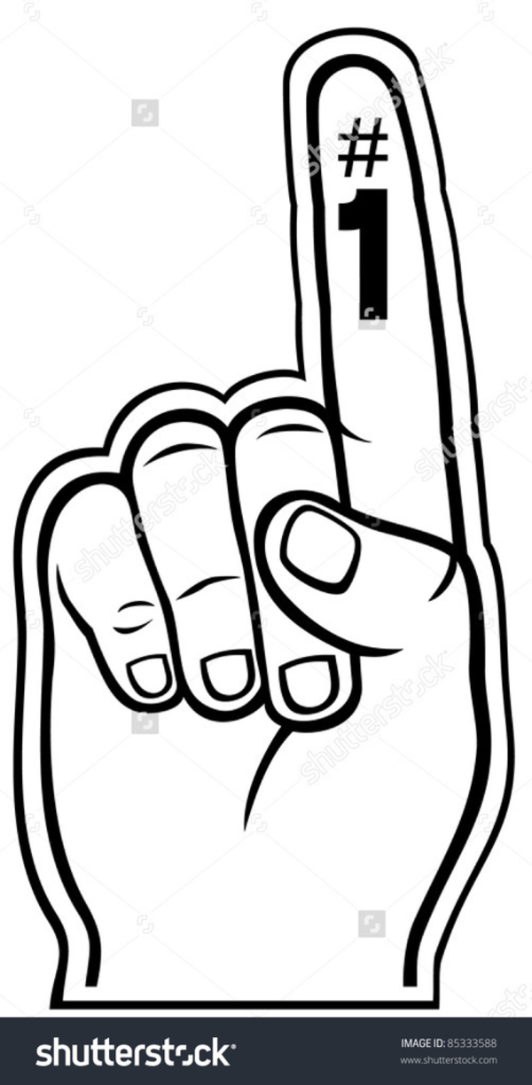 Liberty statue foam finger edition
