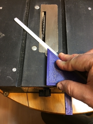 45 degree miter slide for a Dremel 580-2 4" table saw. 3D Print 187952